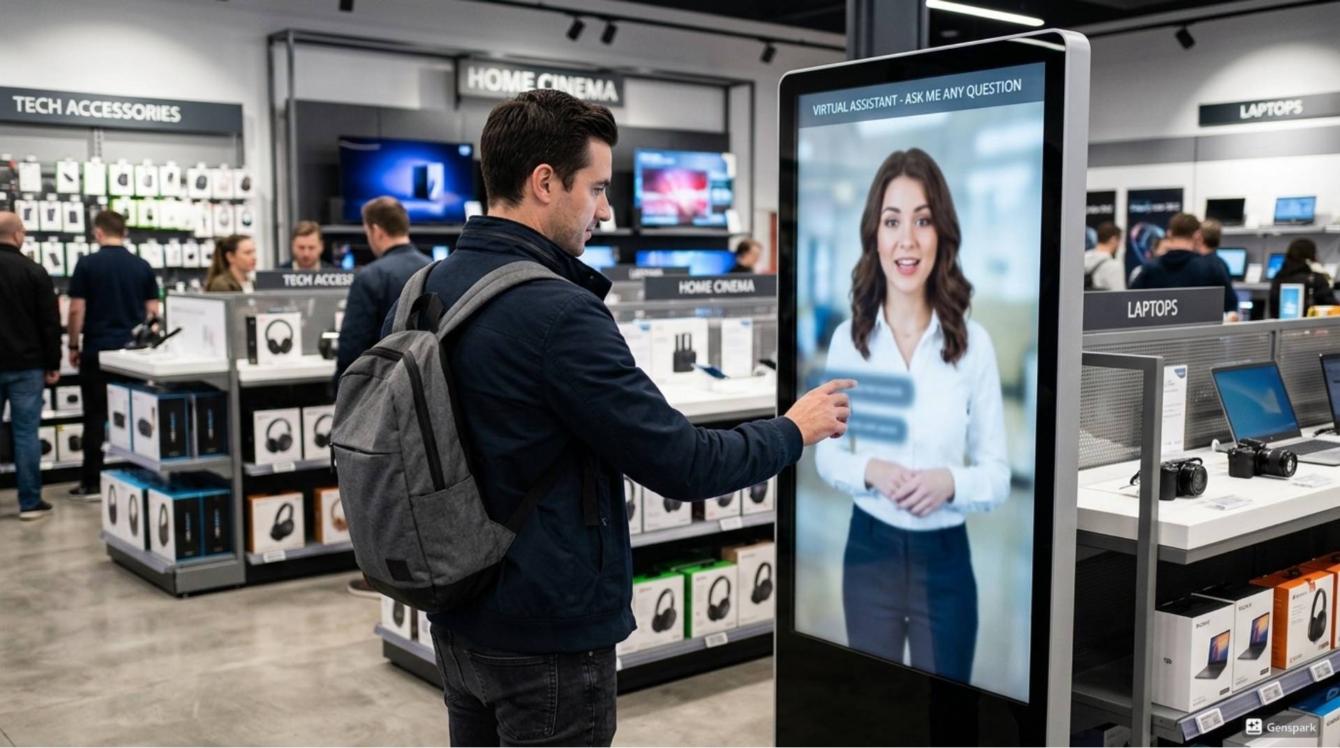 HPE / Retail Booth — Avatar in action